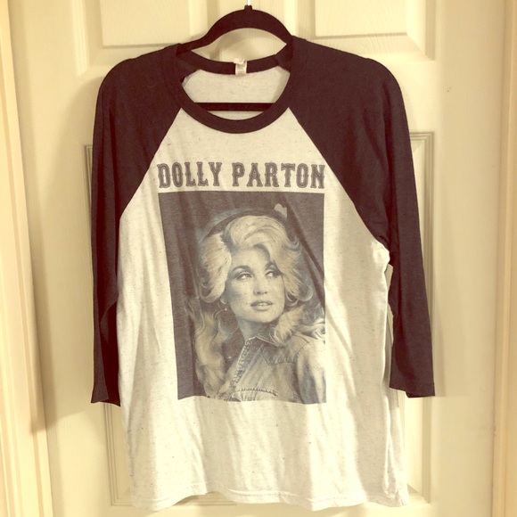 dolly parton baseball tee